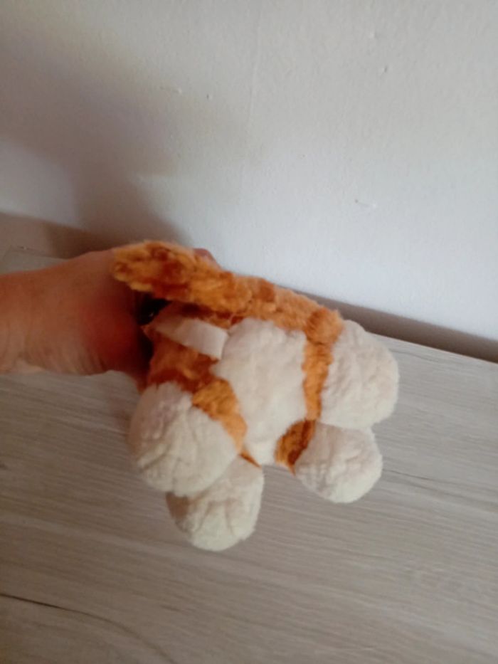 Jolie peluche chat orange - photo numéro 7