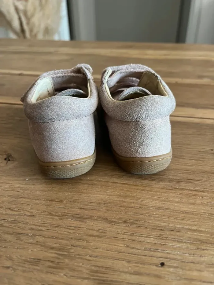 Chaussures à scratch rose Naturino - photo numéro 3