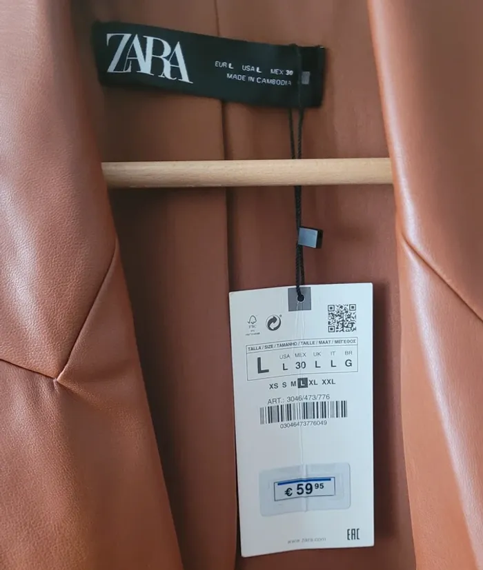 Veste Zara femme neuve Taille L - photo numéro 4