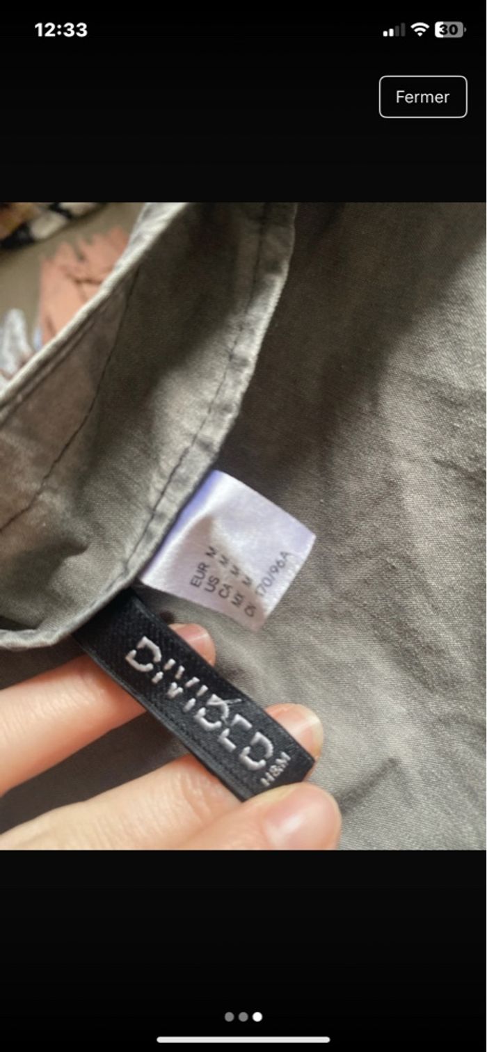 Veste sans manche gris h&m taille m - photo numéro 3