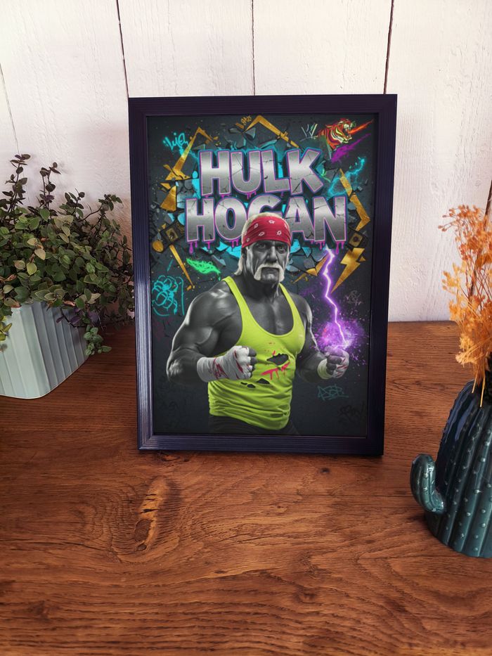 Affiche A4 catch rétro colorée – déco fun chambre ado / gaming