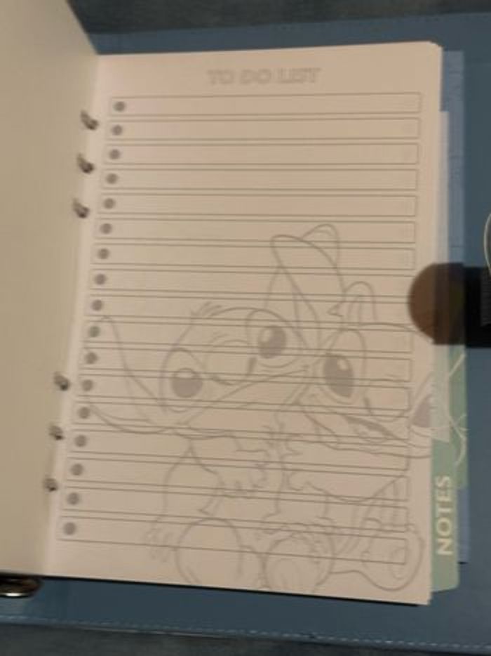 Planificateur / organiseur / agenda Stitch - photo numéro 5