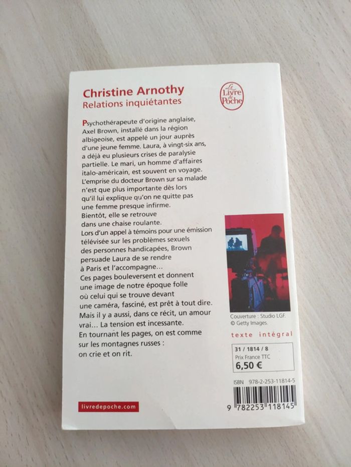Livre poche relations inquiétantes Arnothy - photo numéro 6