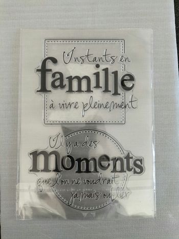 Tampon transparent neuf