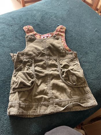 Robe salopette fille 12 mois