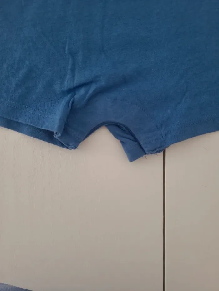 Combishort bleu motif crocodile taille 18mois kiabi - photo numéro 2