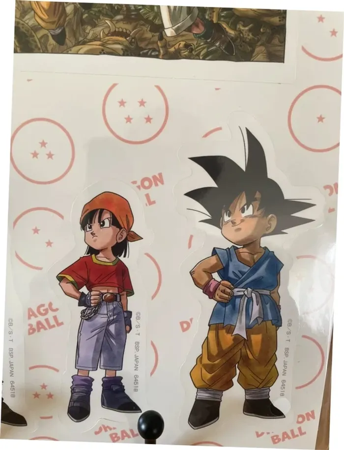 Dragon Ball - Sticker sheet Goku Pan Trunks - Ichiban Kuji Snap Collection (Lot H) - photo numéro 4