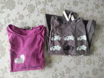 Tee-shirts m longues fille 8 ans