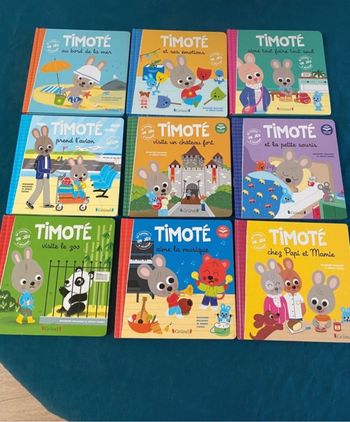 Lot 9 livres Timoté