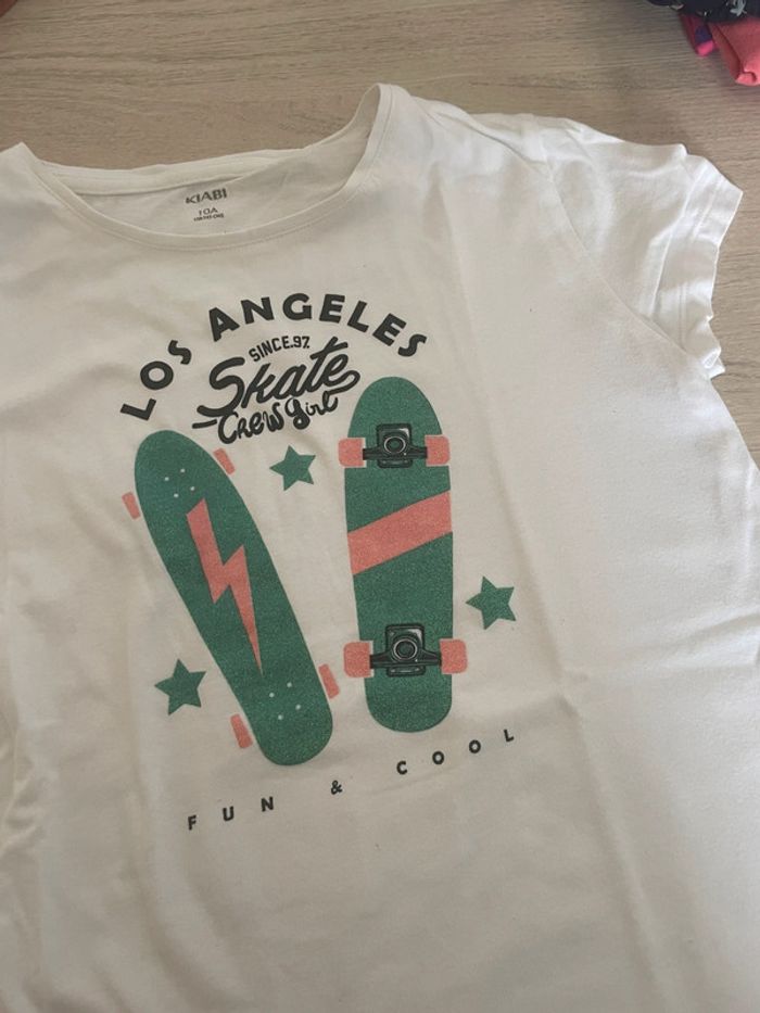 Lot de 6 tee-shirts fille 10 ans - photo numéro 2