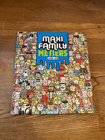 Livre Cherche et trouve Maxi Family métiers