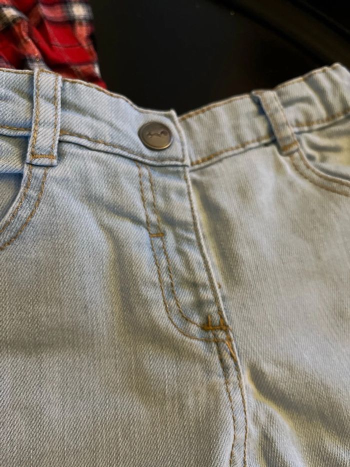 Lot jeans legging et chemise 18 mois - photo numéro 6