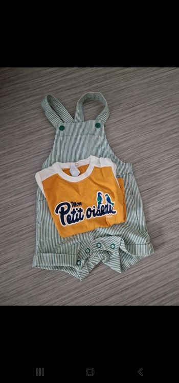 Salopette petit bateau