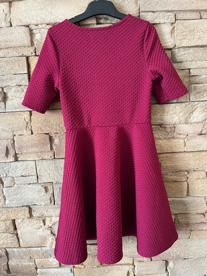 Robe bordeaux taille 8 ans LH - photo numéro 5