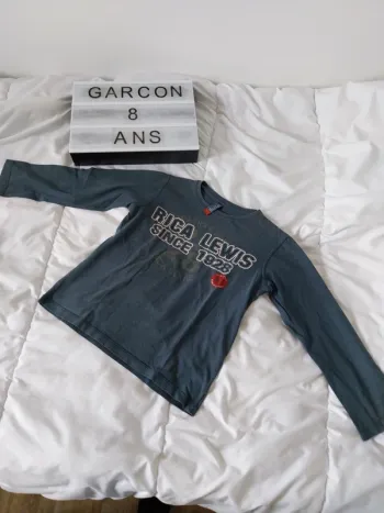 Tee-shirt manche longue garçon 8 ans Rica Lewis