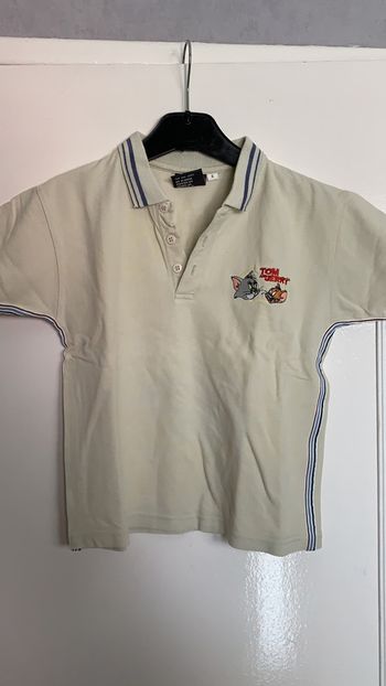 Polo crème Tom et Jerry 6 ans