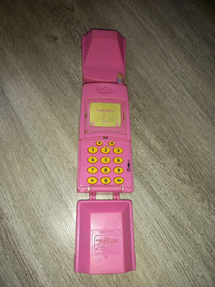 polly pocket vintage téléphone avec 1 personnage - photo numéro 4