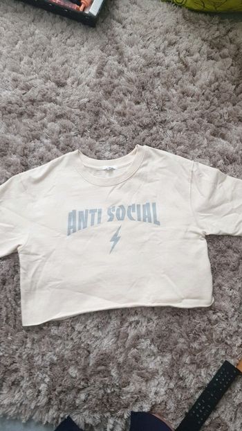 Neuf crop top beige Taille S