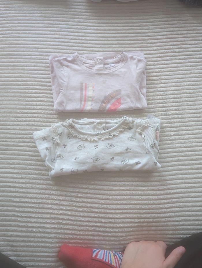 Lot 2 t-shirts manches longues