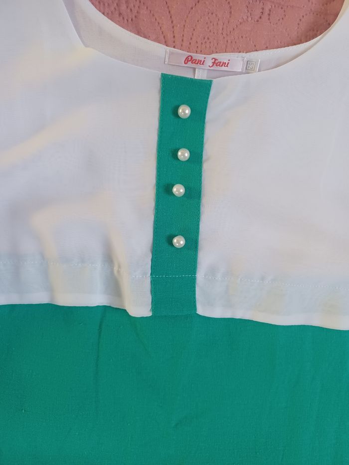 Robe vert dentelle femme pani fani
taille 52 - photo numéro 4