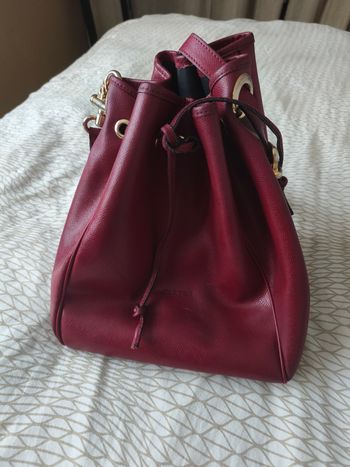 Sac seau cuir Lancaster Vintage