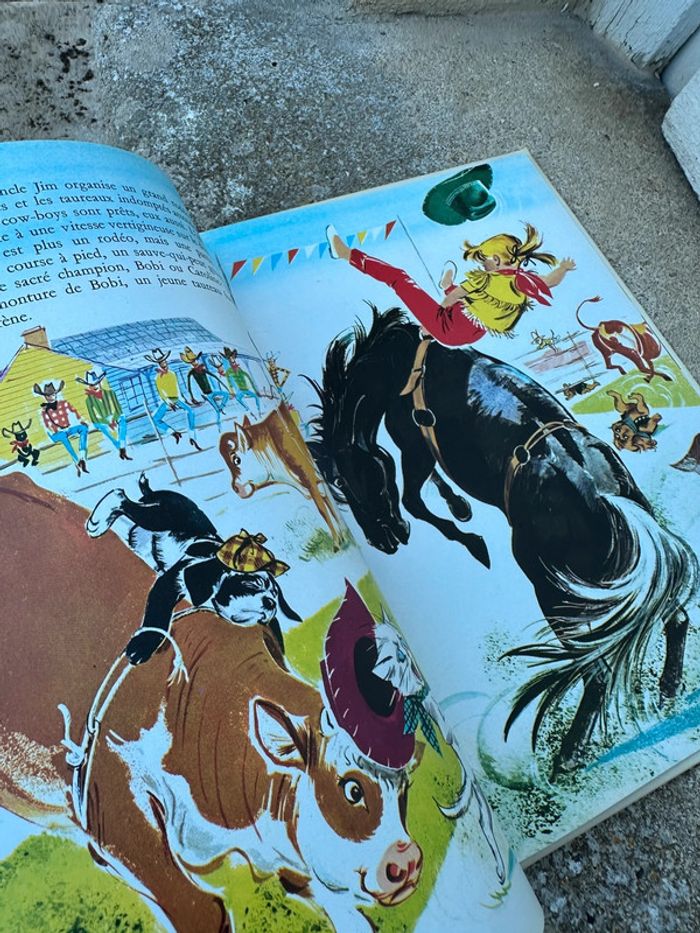 Pierre Probst - Caroline au Ranch Livre Grands albums Hachette bd ancien vintage blanc - photo numéro 5