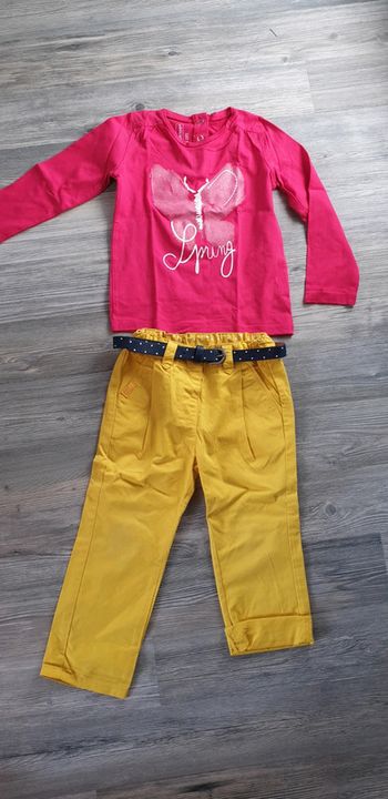 Ensemble pantalon chino neuf