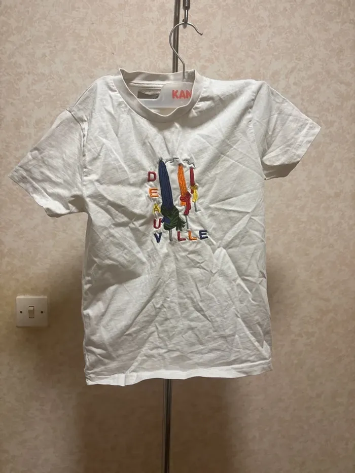 T shirt taille 10ans écrit Deauville marque Paul Lucas - photo numéro 2