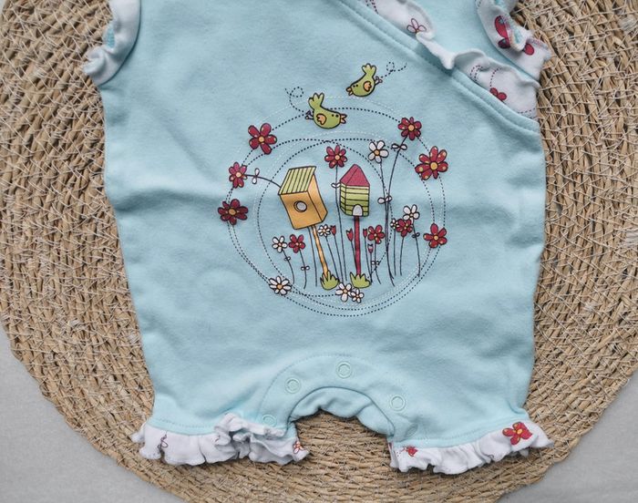 Combishort 👣 fille, do l'enfant, 1 mois - photo numéro 2