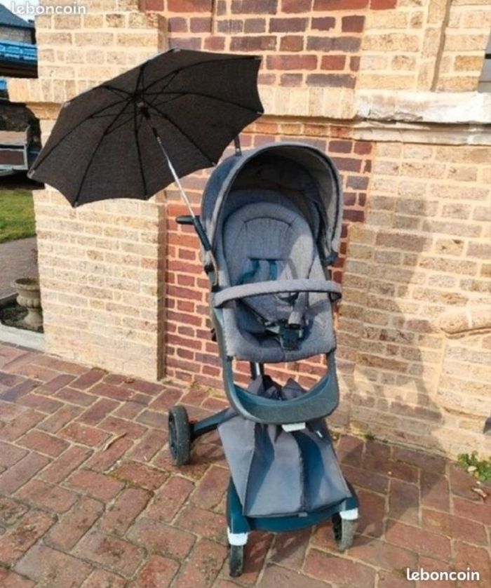 Poussette STOKKE Xplory V6 gris chiné - photo numéro 2