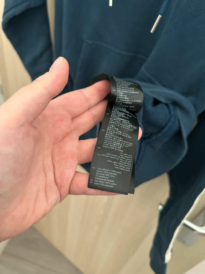 Sweat à capuche manches longues bleu taille S Sandro - photo numéro 10