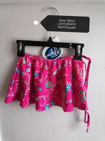 Jupe maillot de bain 5ans Neuve Étiquetée