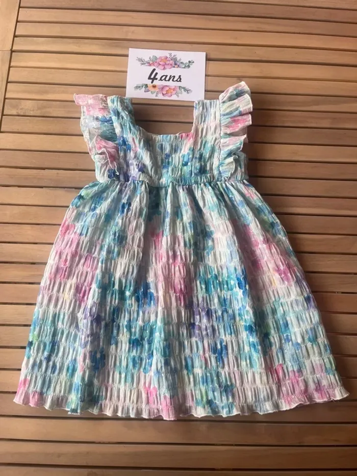 Robe fleurie Zara 4 ans