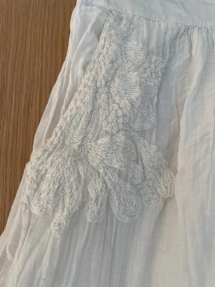 Jupe blanche mango 34 - photo numéro 2