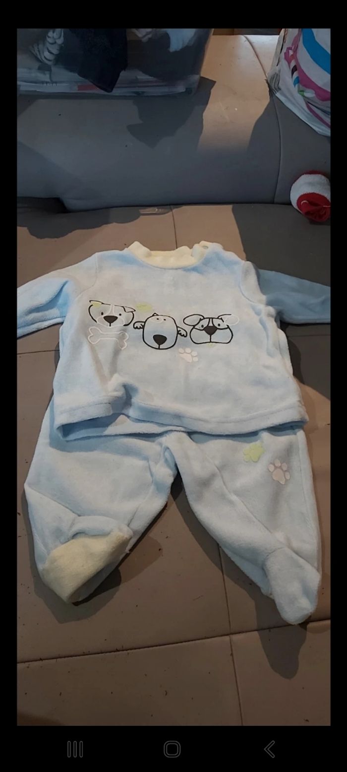 Pyjama 2 pieces 3 mois tissaia - photo numéro 2