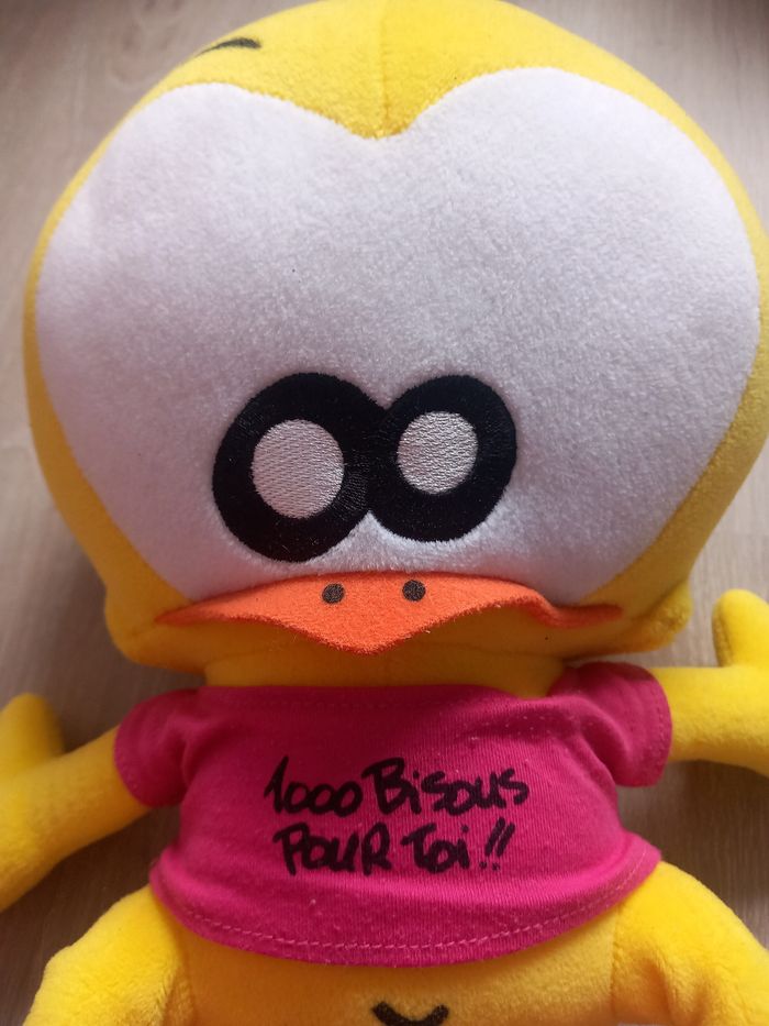 Peluche Le Piaf avec T-shirt message - photo numéro 2