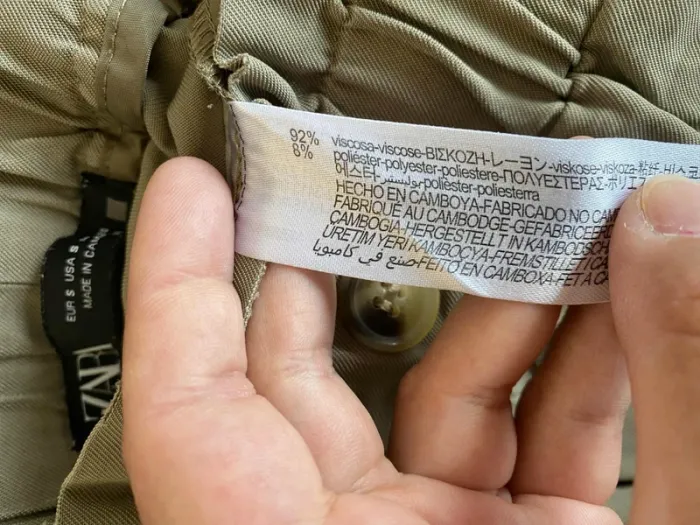 Pantalon cargo droit S 36 Zara - photo numéro 9