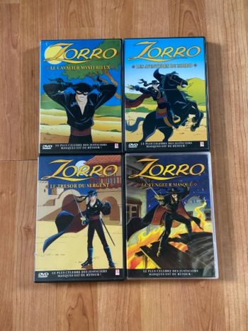 Lot 4 dvd zorro