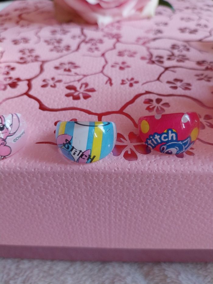 Lot de 3 bagues stitch pour 2e - photo numéro 3