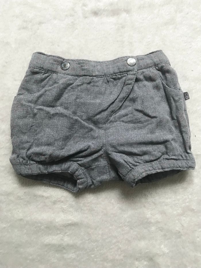 Short gris chiné 3mois (Obaïbi)
