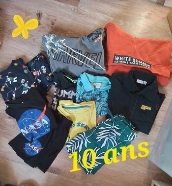 Vêtements garçon 10 ans très bon état 