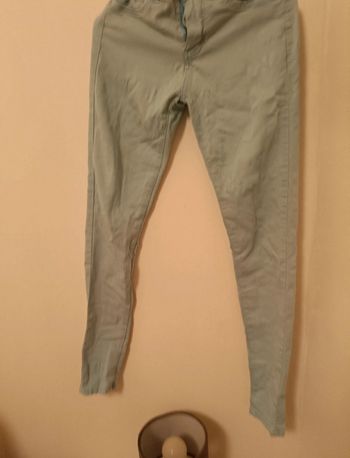 Pantalon Slim B.S Jeans Bleu Clair Pastel