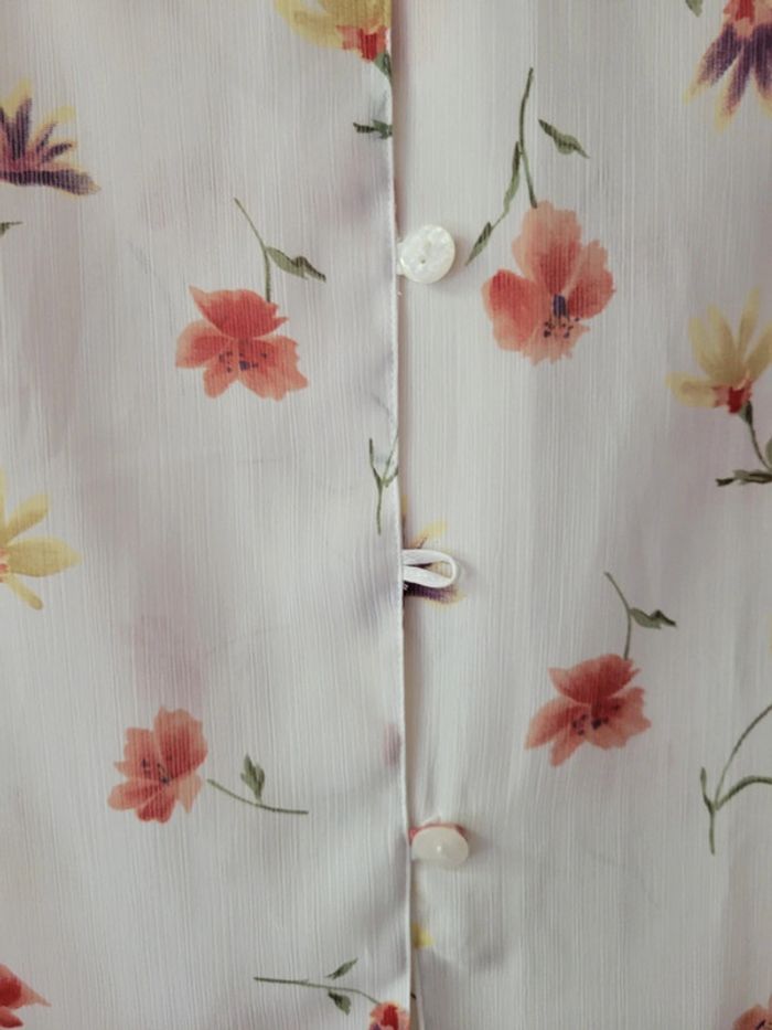 Blouse chemisier fleurit - photo numéro 6