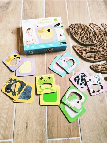 🐑Jeu d'éveil sensoriel - Coffret La ferme à toucher -marque Nathan -JB1416
