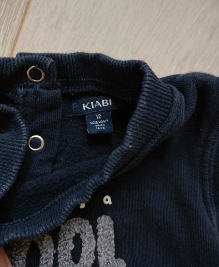 Lot de 3 sweats Kiabi 12 mois - photo numéro 7