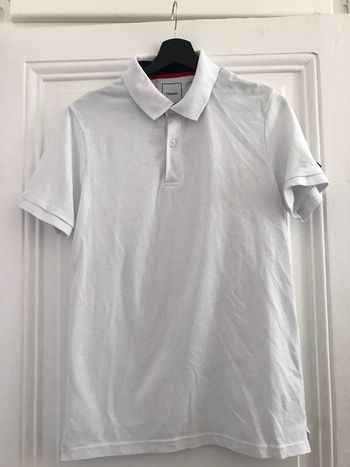 Polo blanc S