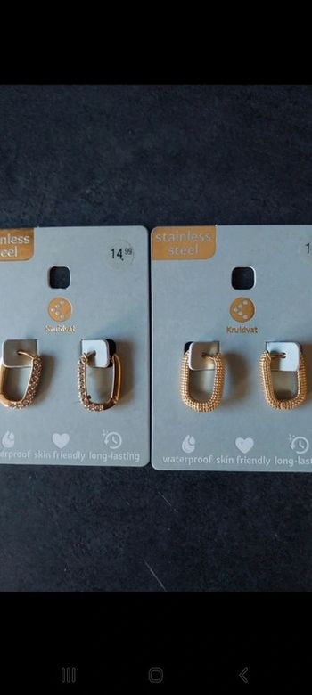 Lots de boucles d'oreilles en Acier inoxydable