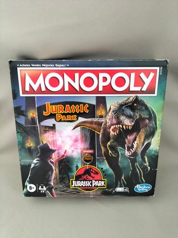 🖤 Jeu Monopoly Jurassic Park - Hasbro - Complet 🖤