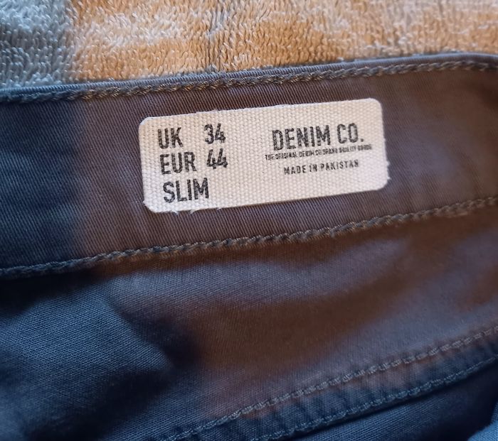 Pantacourt gris Taille 44 L ou M Denim Co style Jean gris - photo numéro 2