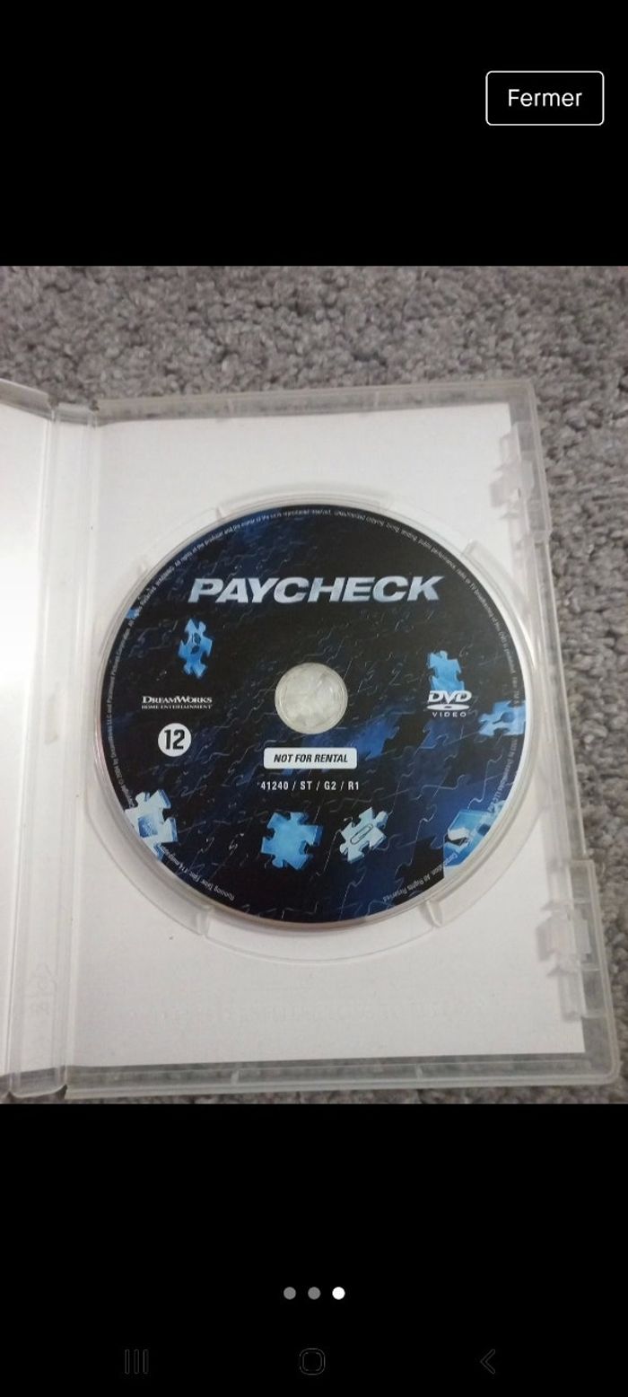 Dvd paycheck - photo numéro 3